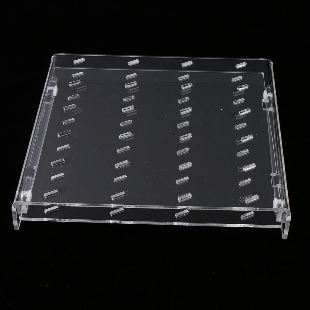 2 Pcs Acrylic Ice Pop Display Stand for Wedding Bakery Shop Decor Clear