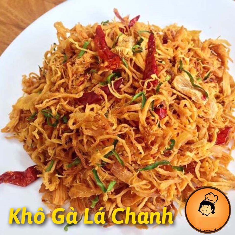 500G KHÔ GÀ CAY LÁ CHANH