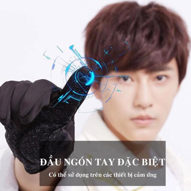 Găng Tay Chống Nước, Giữ Ấm Đi Xe Máy Không Thấm Nước Cảm Ứng Cao Cấp - Bao Tay Phượt Thủ Đi Phượt3 in 1
