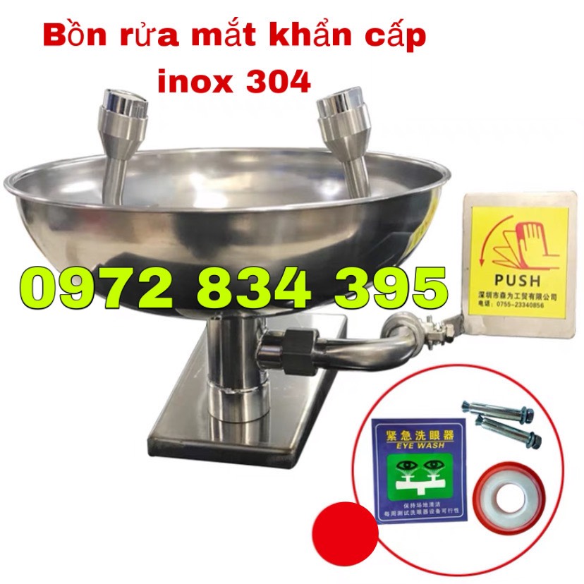 BỒN RỬA MẮT KHẨN CẤP GẮN TƯỜNG