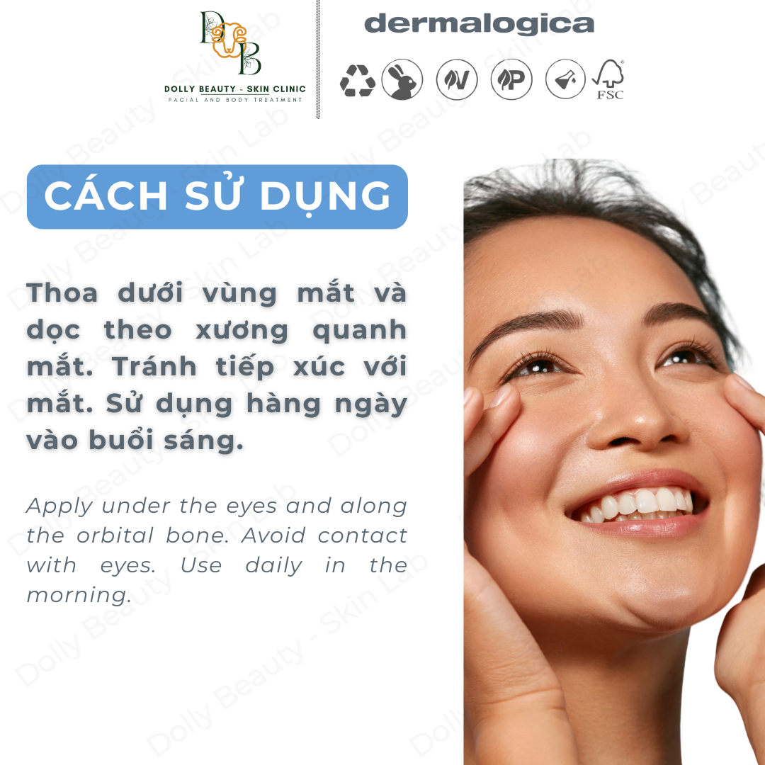 [DERMALOGICA] Kem dưỡng mắt dạng gel giúp mắt khoẻ AWAKEN PEPTIDE EYE GEL đánh thức vùng mắt từ sâu bên trong