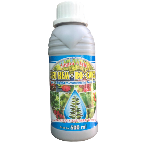 Phân bón lá Phục Hồi Cây Suy yếu Siêu Kẽm Bo Canxi 500ml