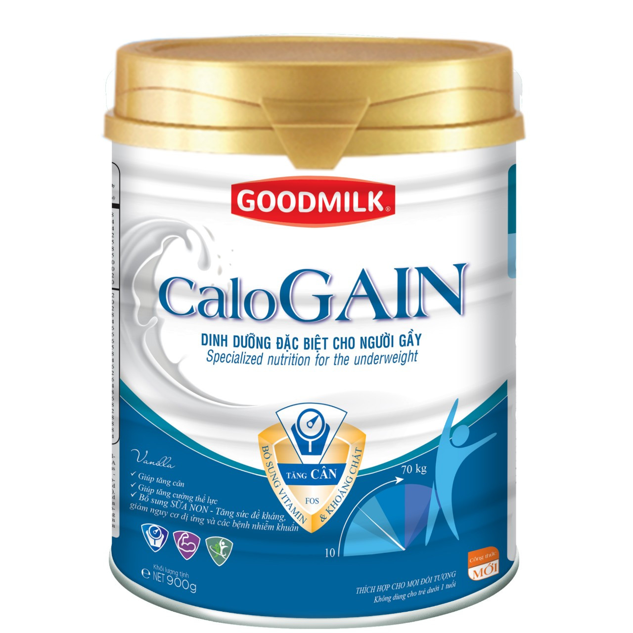 SỮA TĂNG CÂN Goodmilk calo gain dành cho người gầy lon 850g