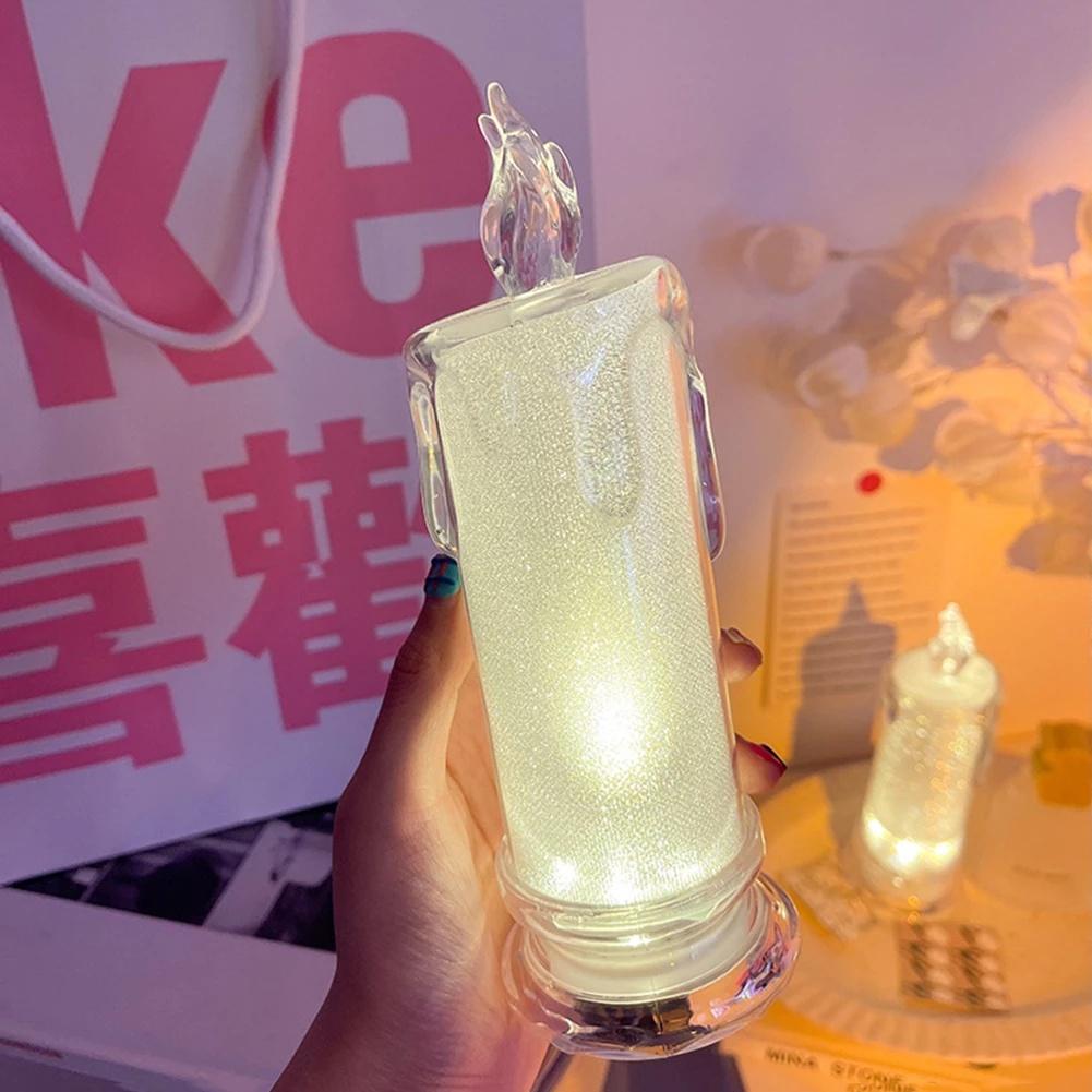 Đèn Led hình nến điện tử kèm sẵn pin trang trí tiệc , decor chụp ảnh
