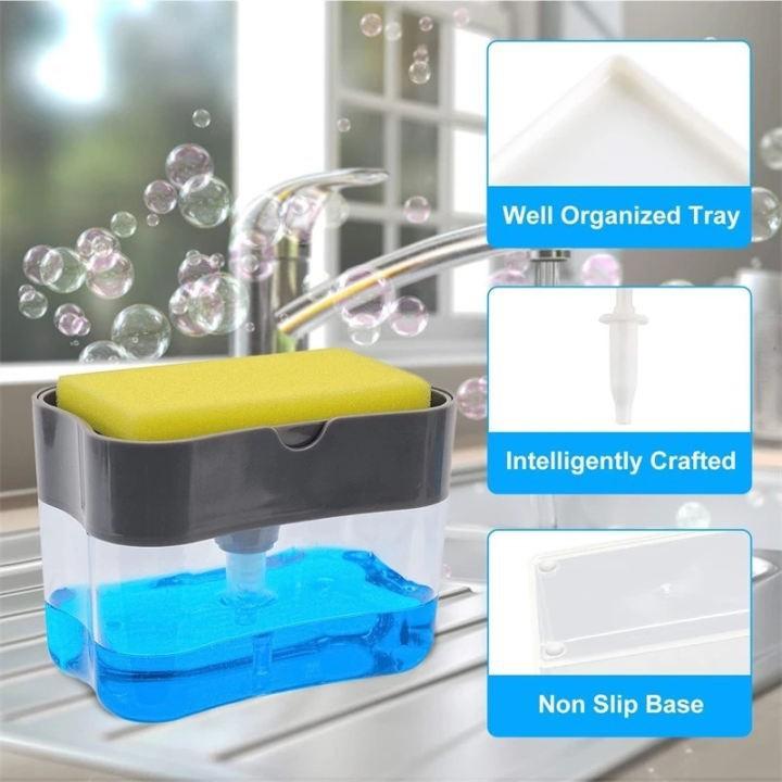 HỘP ĐỰNG NƯỚC RỬA CHÉN TỰ ĐỘNG TẠO BỌT TIỆN LỢI
