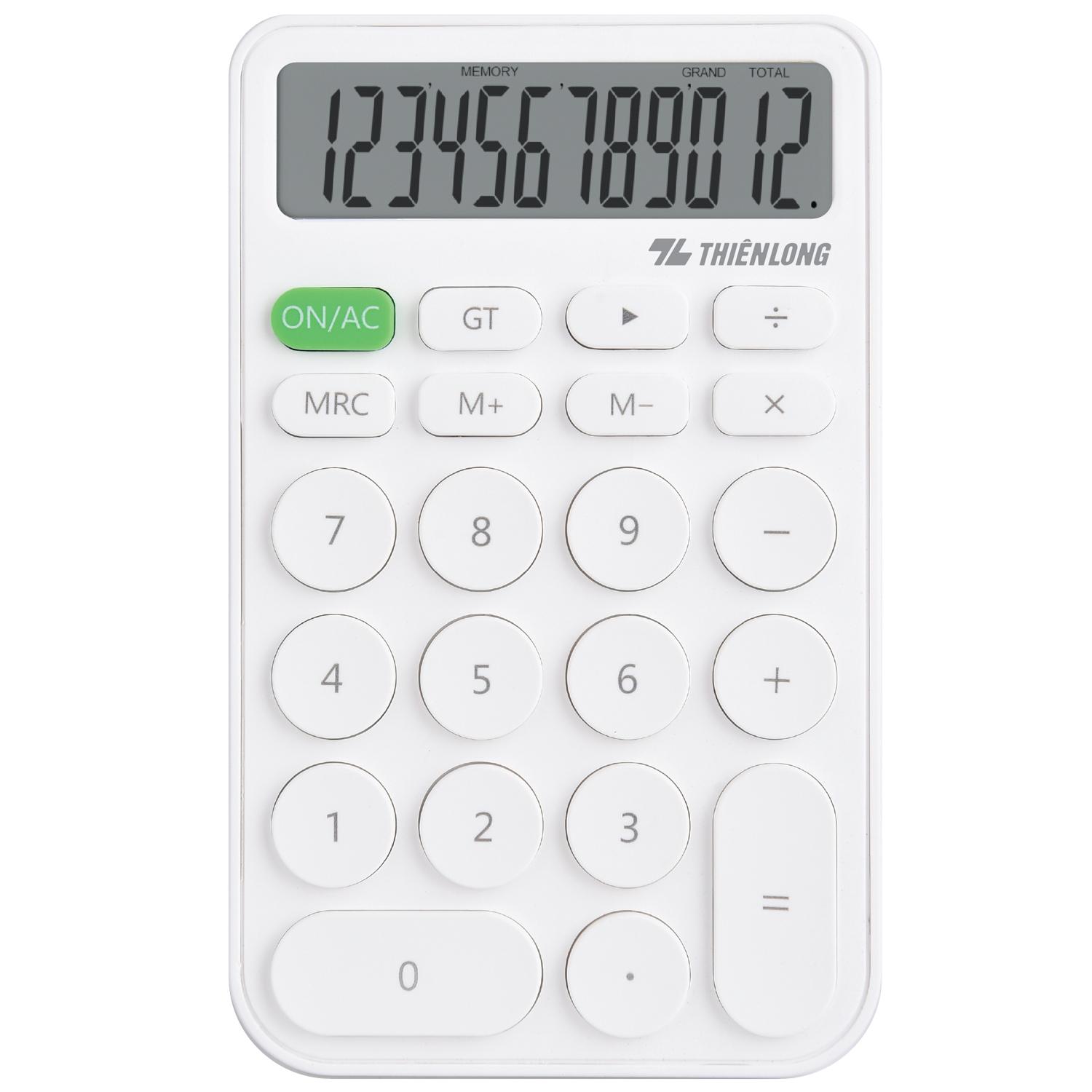 Máy Tính Văn Phòng Flexio - Thiên Long CAL-009 - Màu Trắng