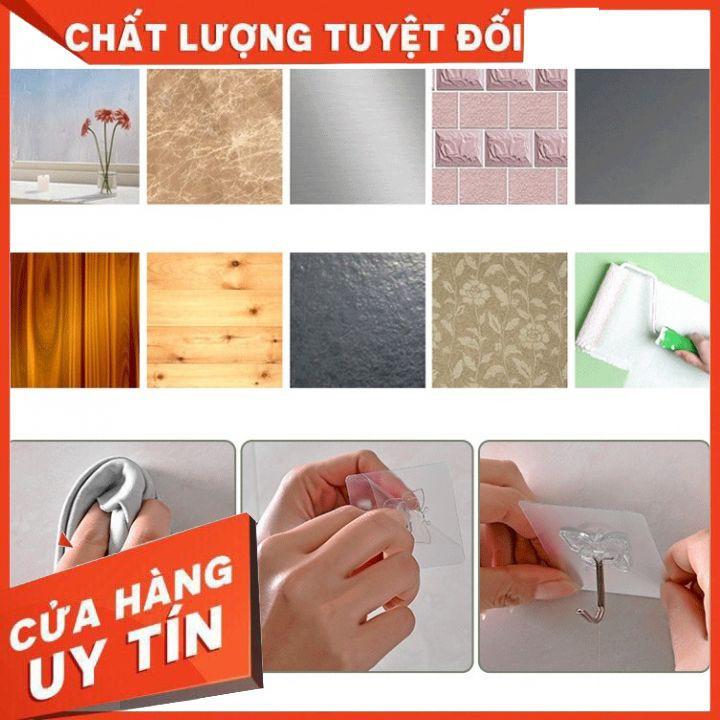 -Móc Dán Cường Lực ️HOT️ Móc Dán Dính Tường Siêu Bền Treo Đồ Đa Năng