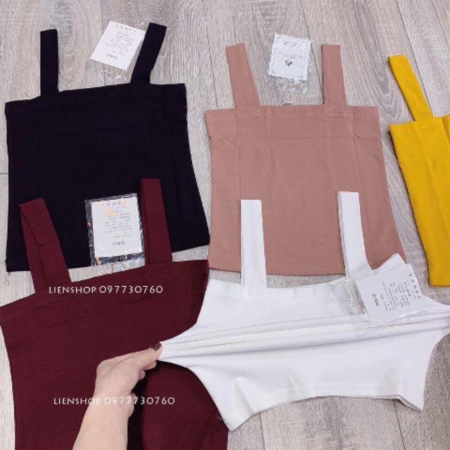 Áo 2 Dây Chất Bozip Co Giãn 4 Chiều