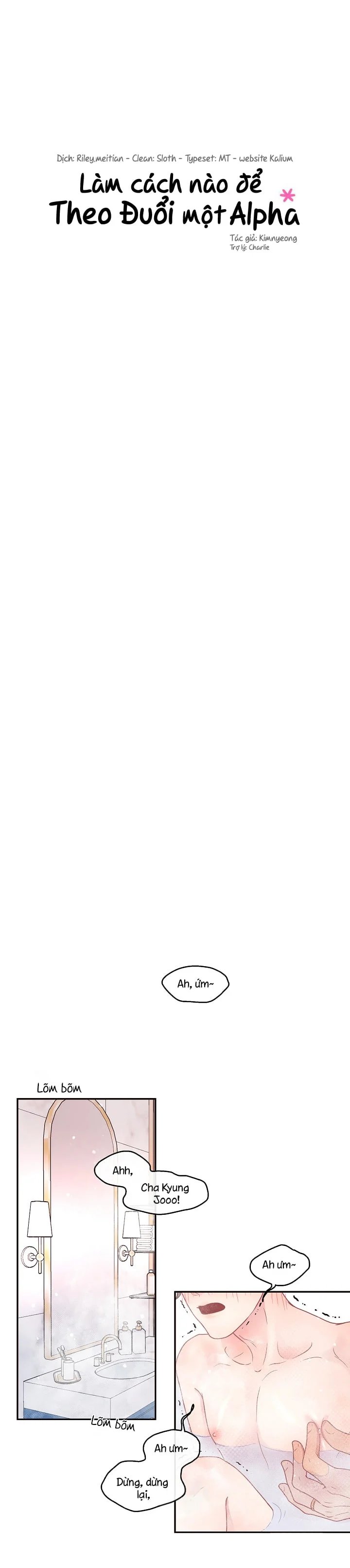 làm cách nào để theo đuổi một alpha? chapter 70 12