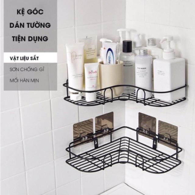 Kệ góc sắt dán tường siêu chắc