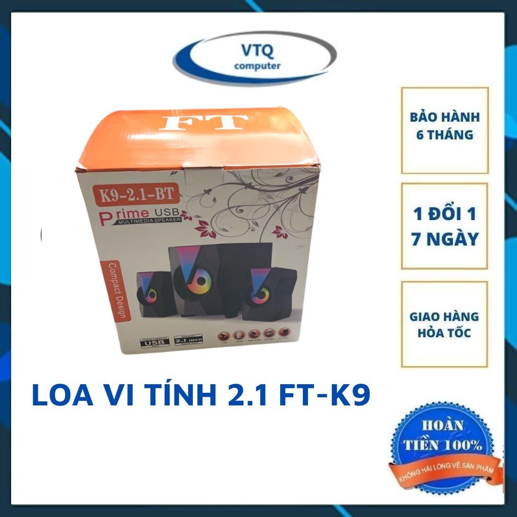 Loa bluetooth vi tính, loa máy tính để bàn K9 bass mạnh mini cây để bàn mini đẹp chất có dây giá rẻ