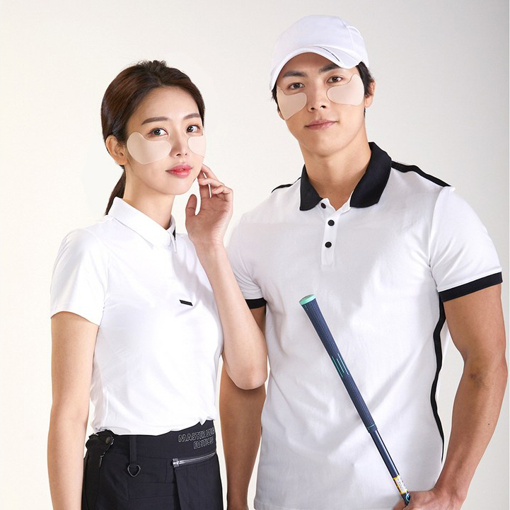 Hộp 05 Miếng dán má Golf nữ, nam chống tia UV Block & Care Petit - Hàn Quốc