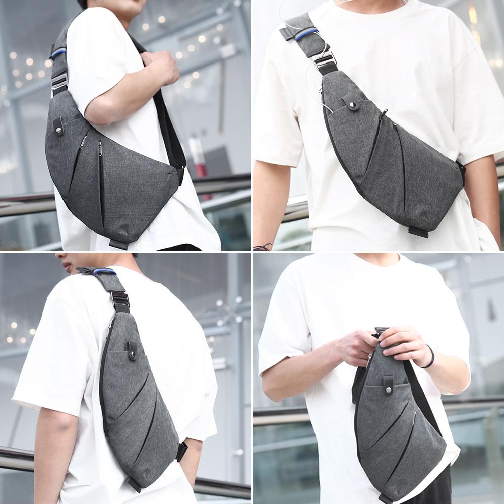 Túi Messenger Nhỏ Đeo Ngực Đa Chức Năng Chống Nước Cho Nam