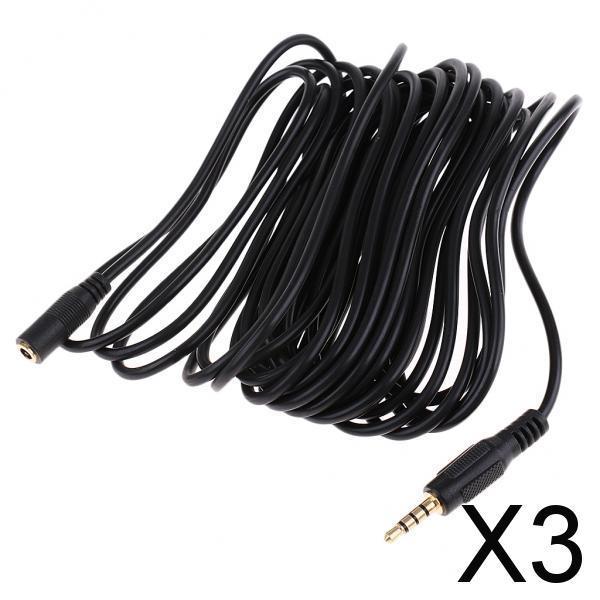 3x6m Extension Cable for Mobile Phone Smartphone Microphone Microphone Female to Male