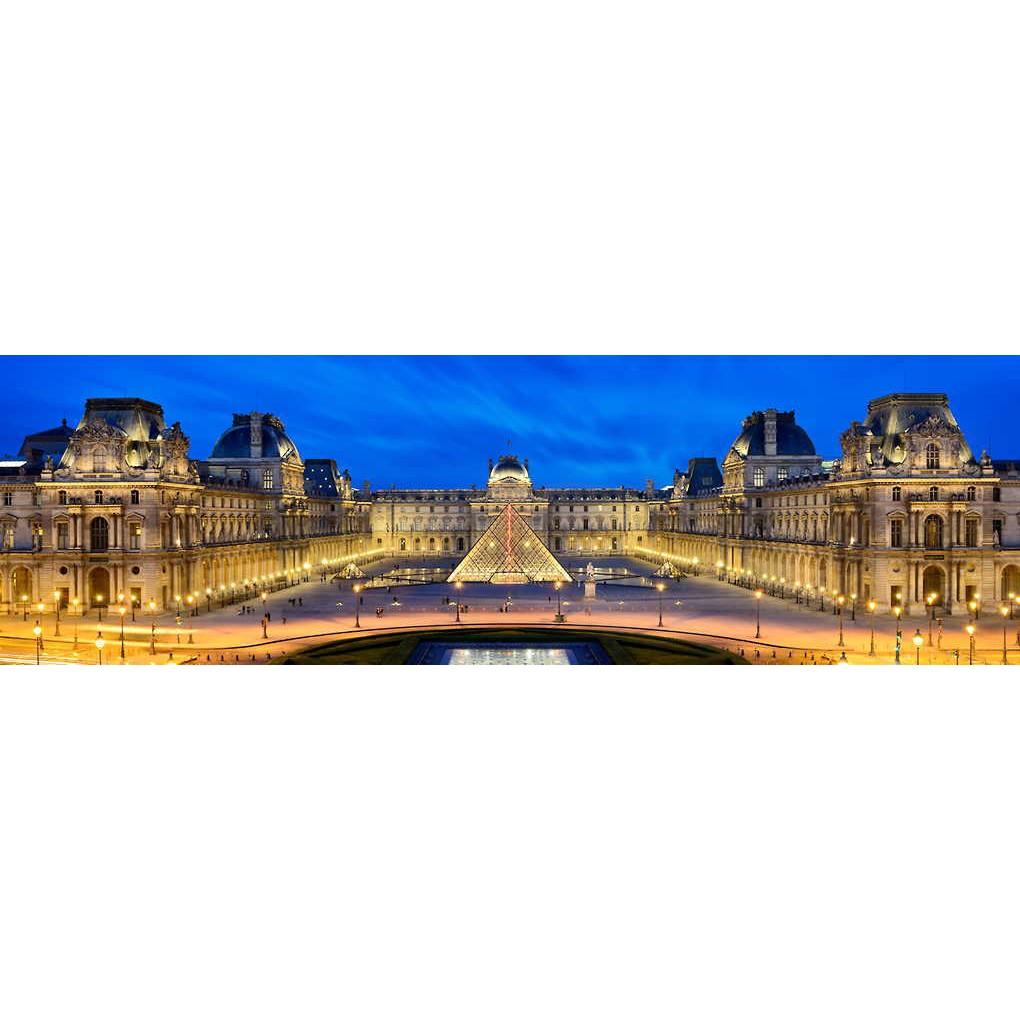 Mô hình giấy 3D - Led thư viện Pháp - The Louvre -