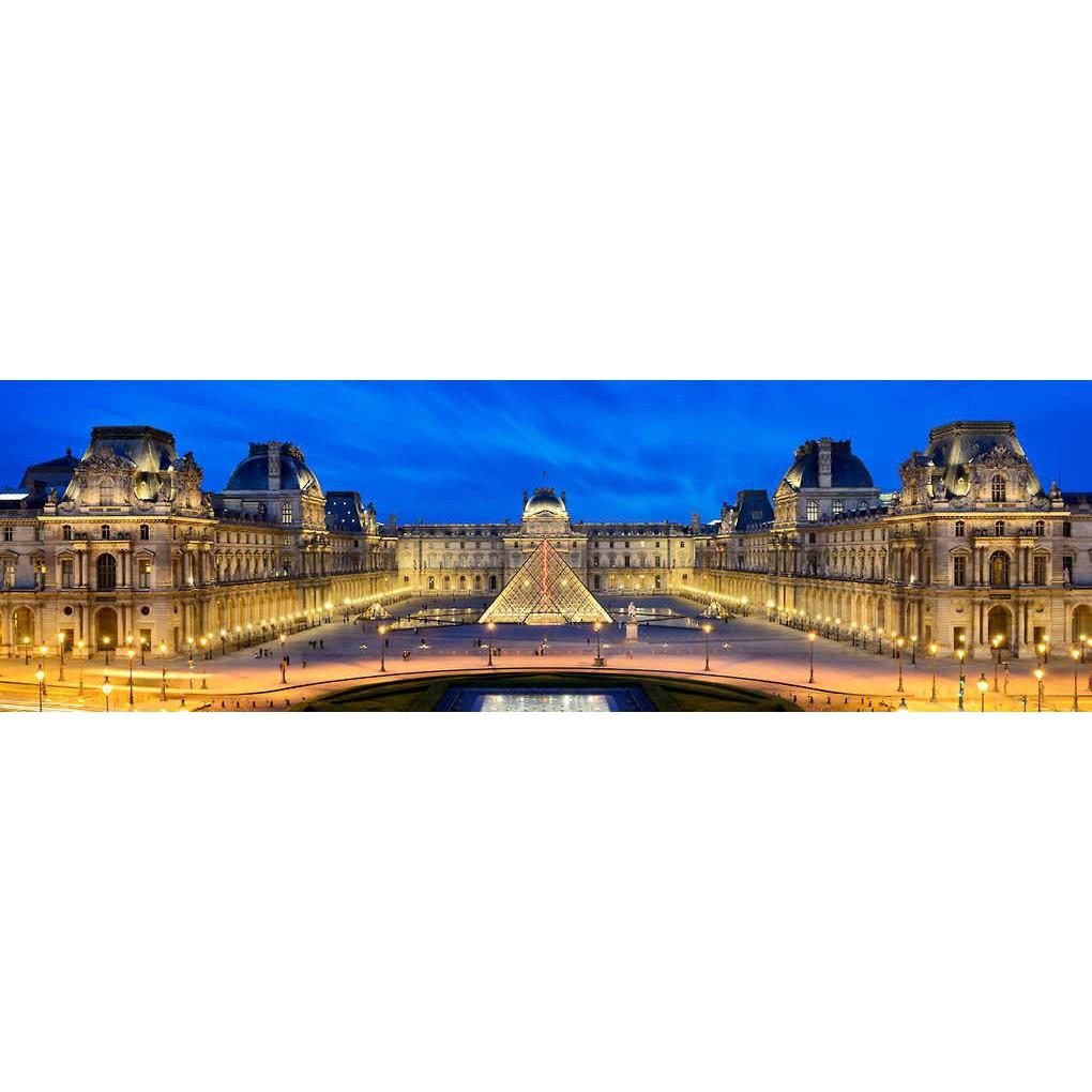 Mô hình giấy 3D - Led thư viện Pháp - The Louvre - (L517h)