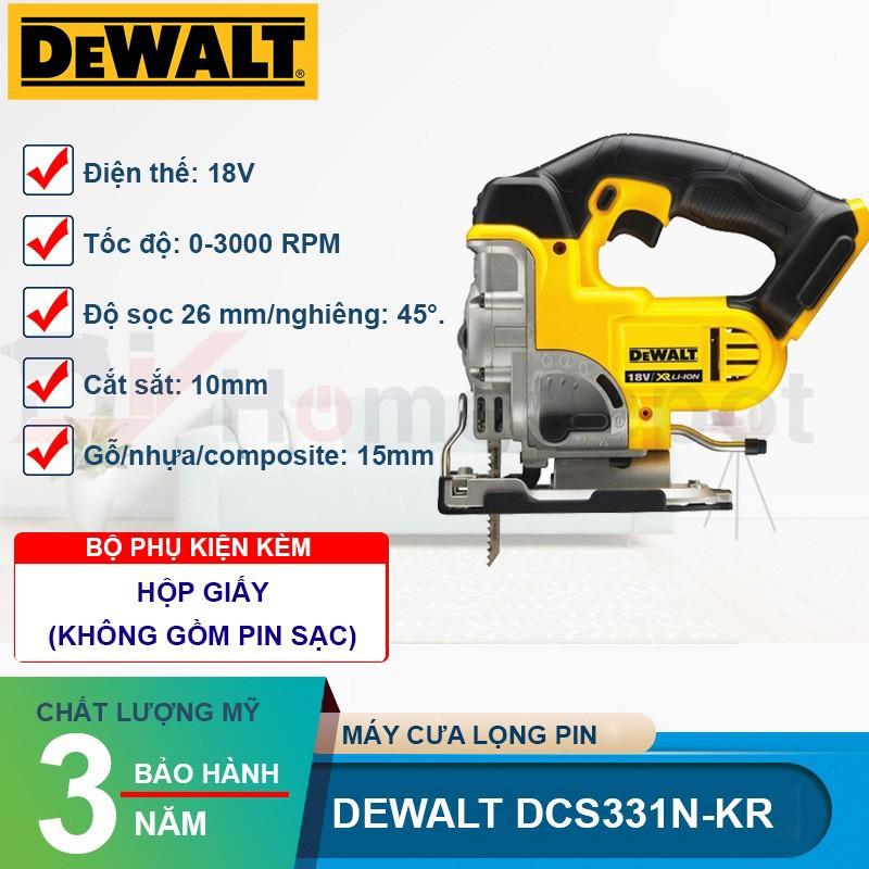 Máy cưa lọng dùng pin DCS331N- KR