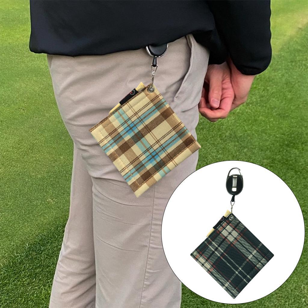 Polyester Golf Ball Club Head Cleaning Towel Cleaner Hand Towel Red