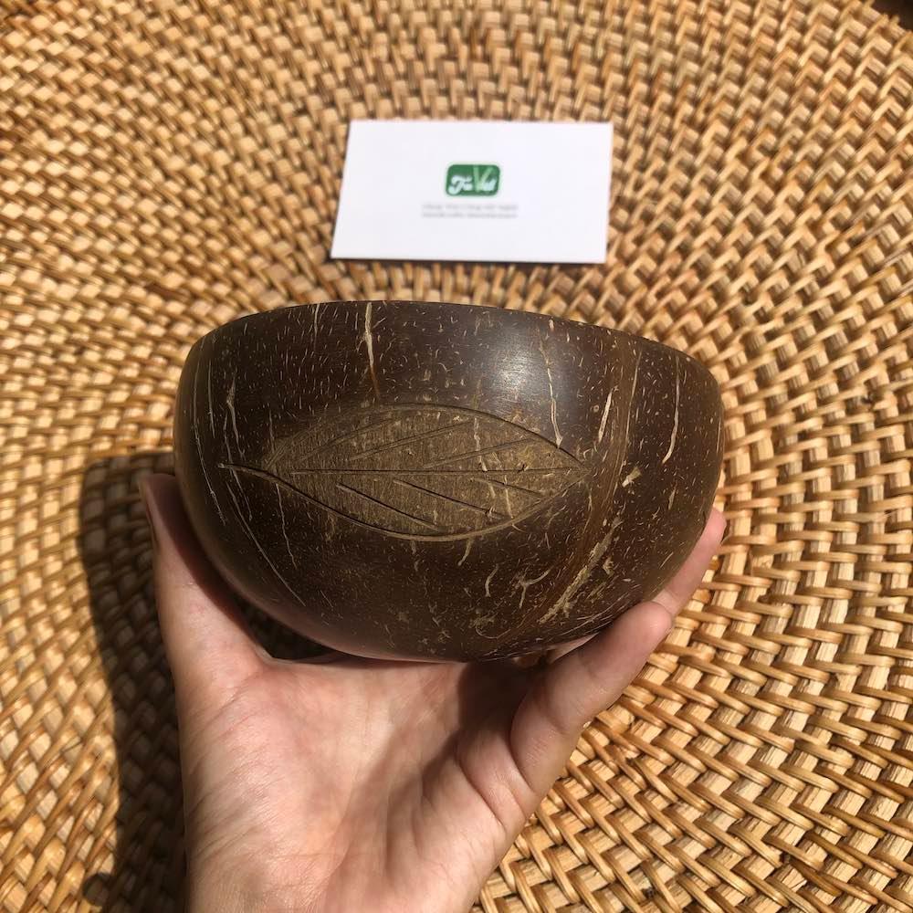 Bát Gáo Dừa Kiểu - Bát Gáo Dừa Khắc - Coconut Bowl