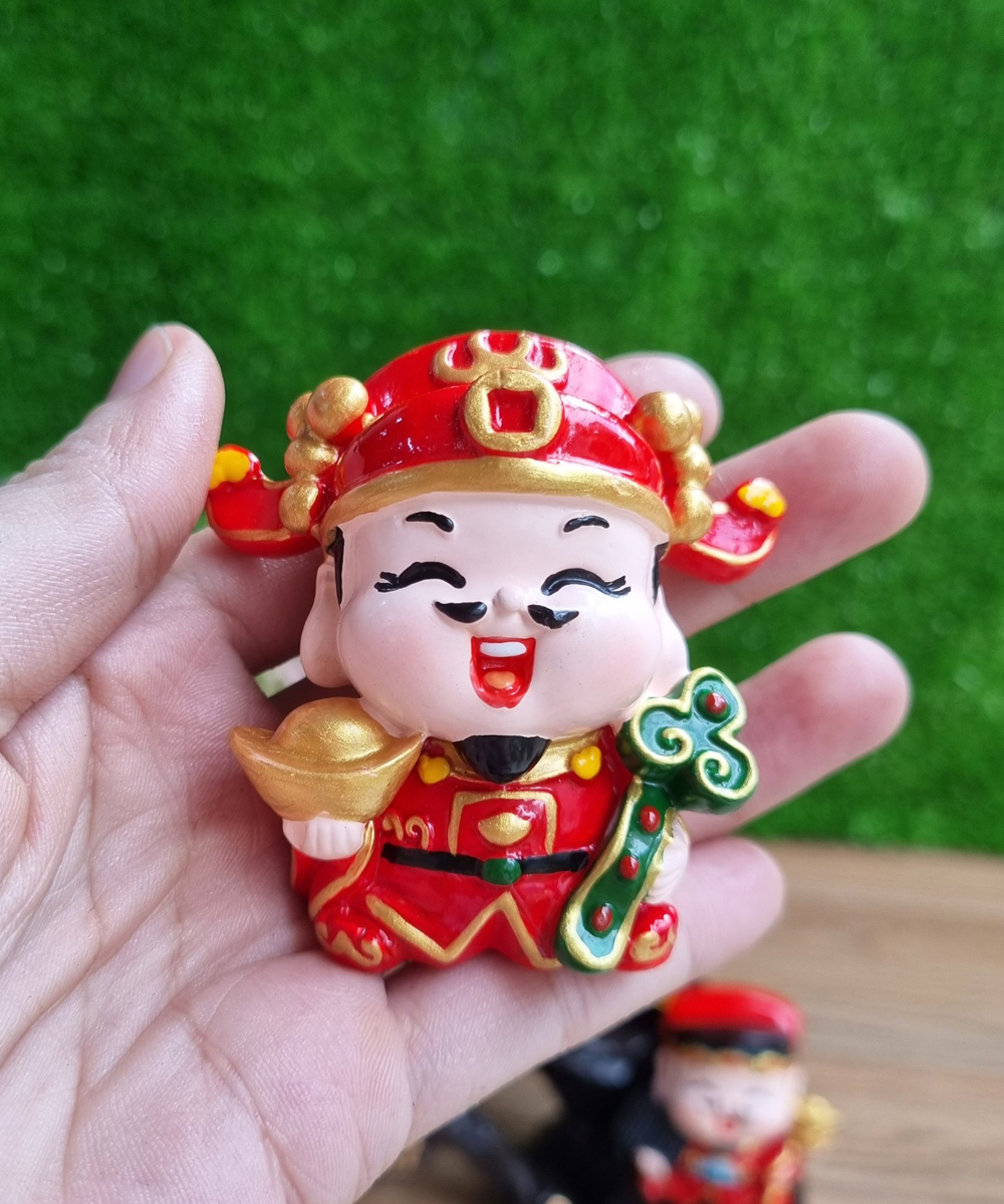 Bộ Ngũ Tài 6cm cao cấp kèm chân đế Tài Lộc Phát thuần Việt