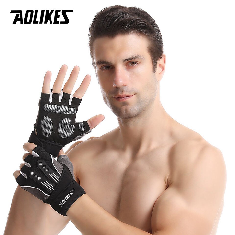 Găng tay tập gym cao cấp AOLIKES A-115 Fitness gloves