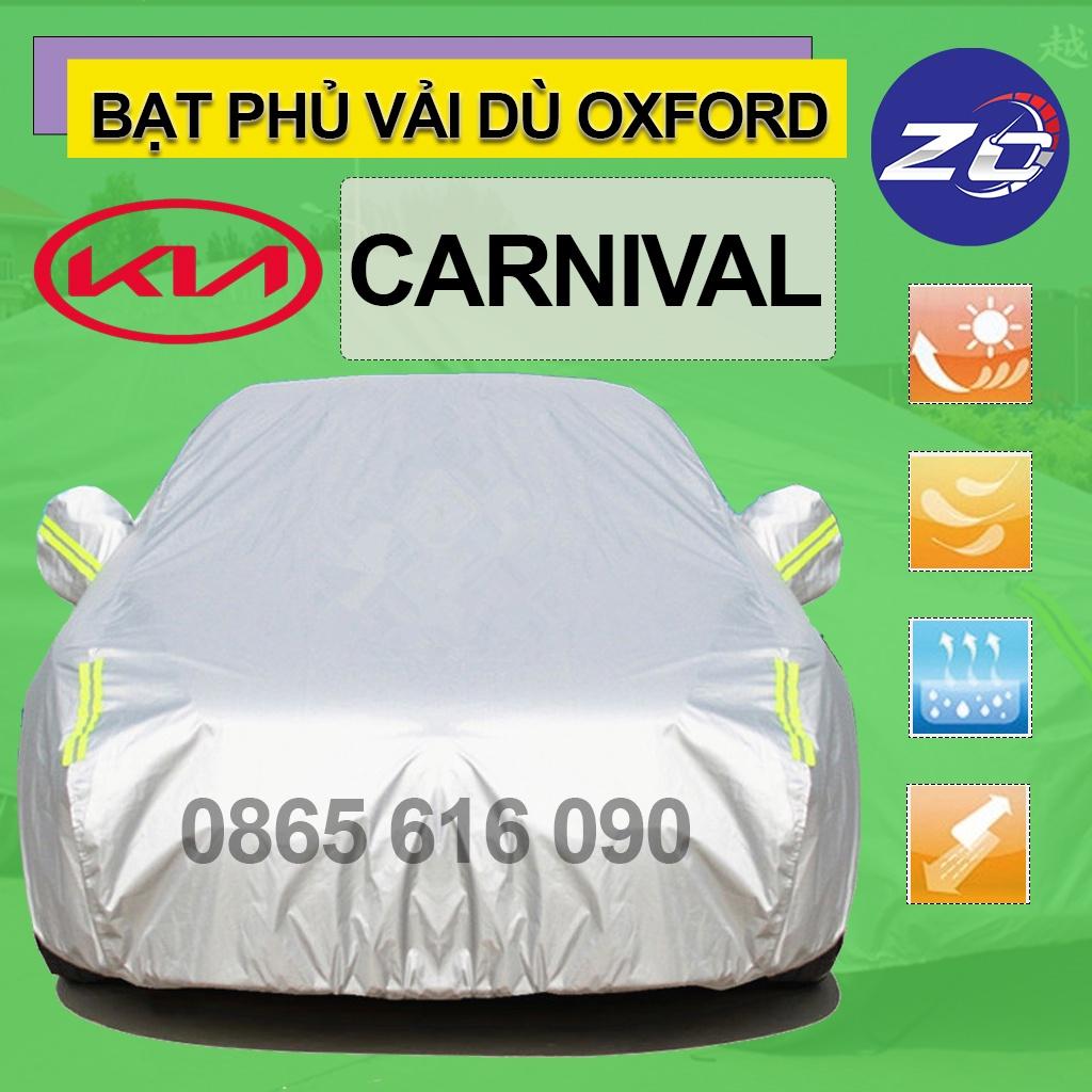 Bạt trùm xe ô tô 7 chỗ Kia Carnival vải dù oxford cao cấp, áo trùm che phủ xe hơi, bạc phủ xe ô tô chống nóng,mưa,