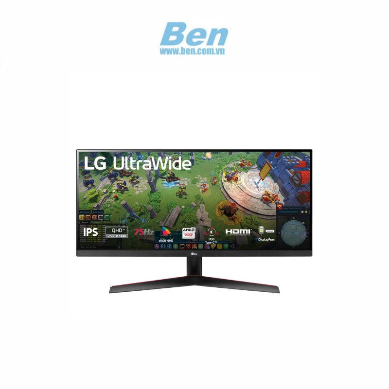 Màn hình LCD LG 29 inch UltraWide 29WP60G-B.ATV (WFHD| IPS| 75Hz| HDMI+DP)- BH chính hãng 24 tháng/ Hàng chính hãng