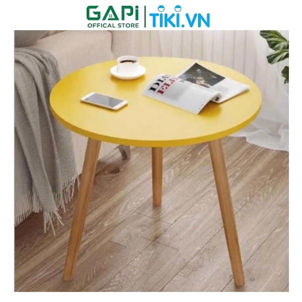 Bàn trà sofa vintage GAPI, bàn cafe chân gỗ sồi hiện đại, tạo điểm nhấn cho mọi không gian BT50M