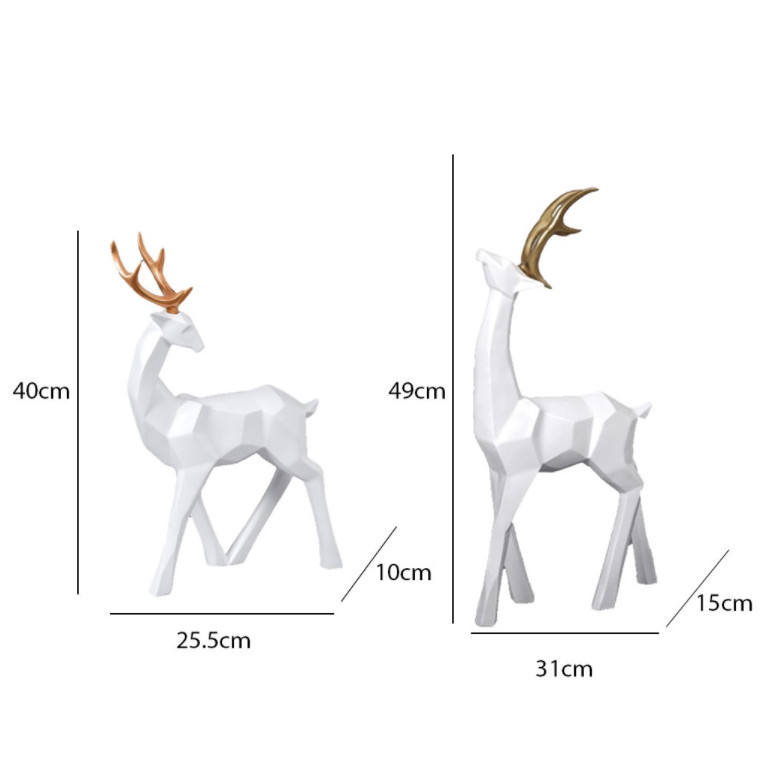 Tượng nai 25x50cm