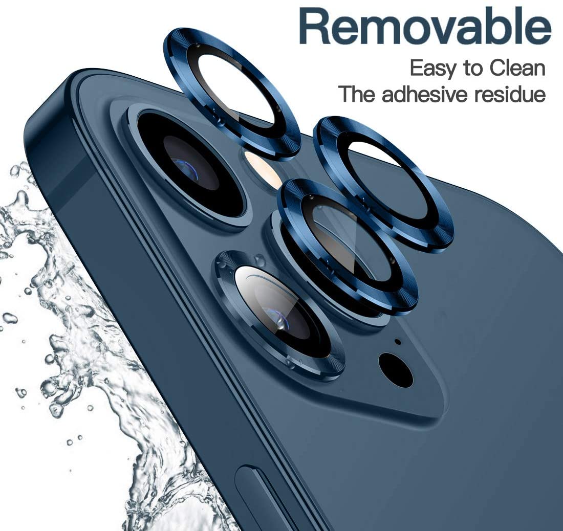 Bộ miếng dán kính cường lực bảo vệ Camera cho iPhone 12 Pro Max HOTCASE Kuzoom mang lại khả năng chụp hình sắc nét full HD - Hàng nhập khẩu