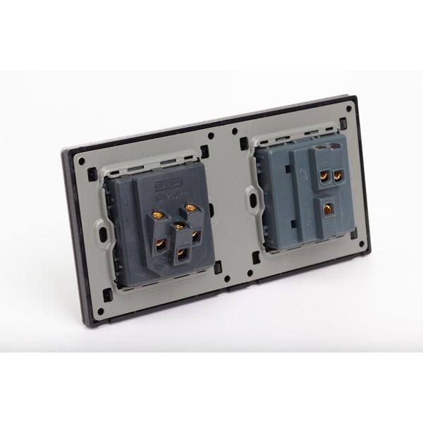 Ổ Cắm, Công Tắc Âm Tường Đa Năng 2 Module TK-KL2