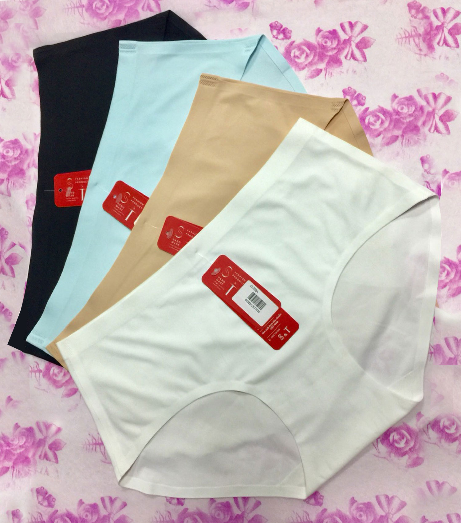 Combo 5 Chiếc Quần Lót Nữ Không Đường May Freesize, Đường Cắt Tinh Tế, Không Gây Hằn, Vải Có Lỗ Thoáng Mát, Thời Trang QL028A