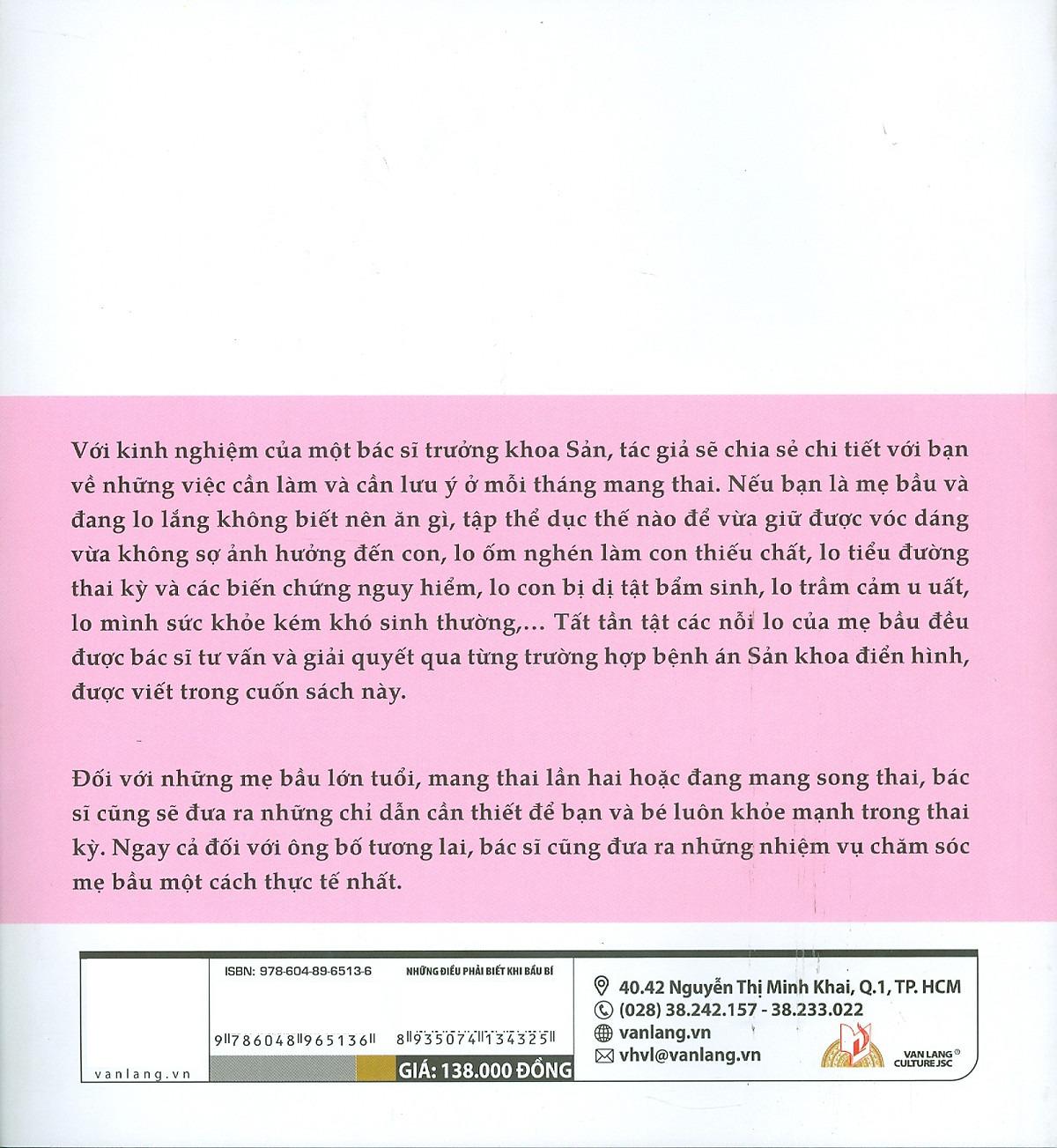 Sách - Những Điều Phải Biết Khi Bầu Bí