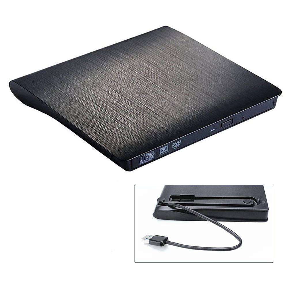 Ổ đĩa dvd gắn ngoài qua cổng USB 3.0 &amp; Type C tiện lợi dùng được cho laptop và máy bàn PC, không kén đĩa