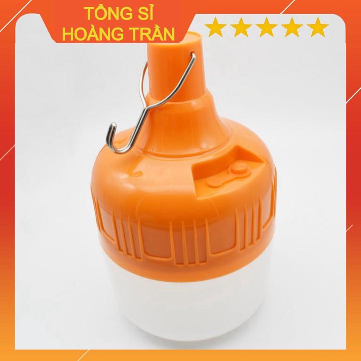 Bóng Đèn Tích Điện 60W / 80W / 100W / 120W, 150w chống nước, 3 chế độ sáng, có móc treo kèm dây sạc