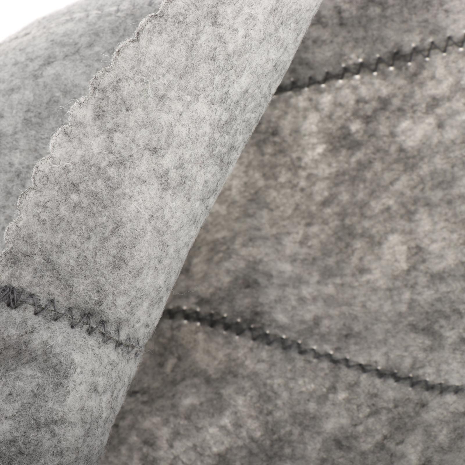 2x Handmade Shepherd Style Wool Felt Bath Hat for Sauna Bath Russian Banya