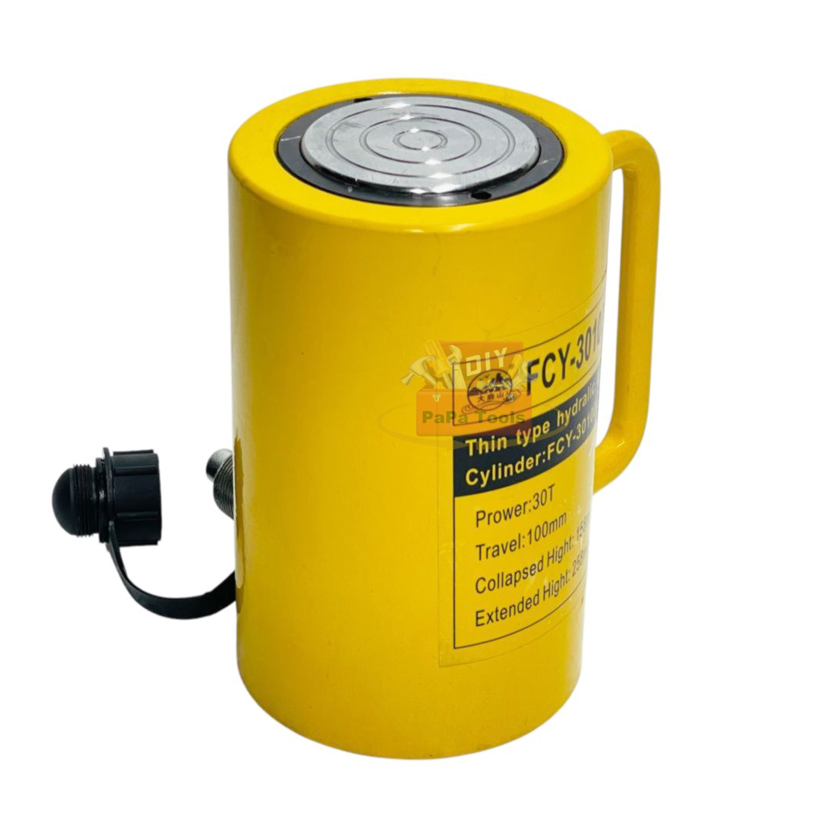 Kích Thủy Lực 30 Tấn FCY – Hành Trình 100mm, Áp Lực Cao, Nâng Hạ Công Nghiệp