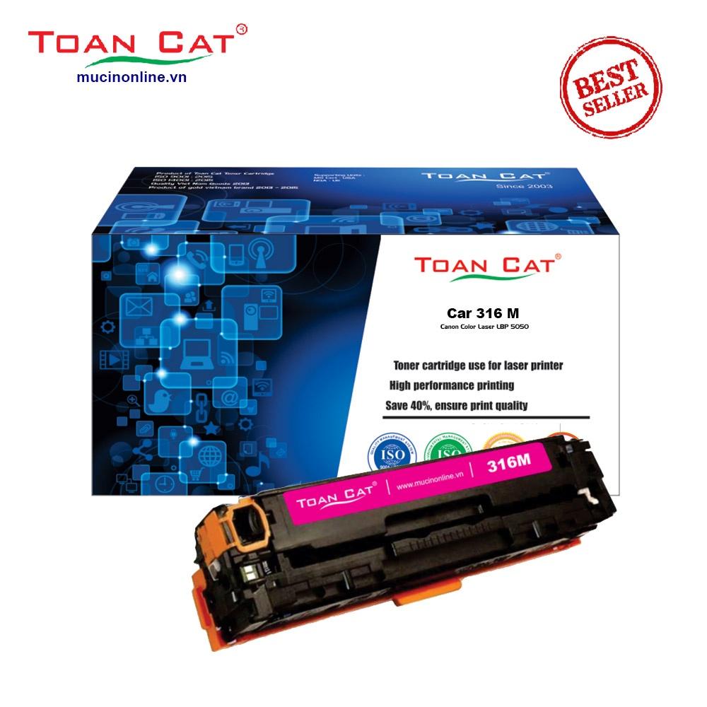 Hộp mực in Toàn Cát Cartridge 316 B/M/Y/C dùng cho máy in Canon Color Laser LBP 5050 HÀNG CHÍNH HÃNG