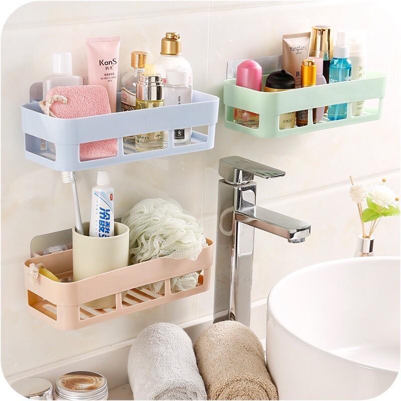 Khay Kệ Đựng Xà Bông, Khay Đựng Đồ, Vật Dụng Nhà Tắm Dán Tường Tiện Lợi Hiện Đại