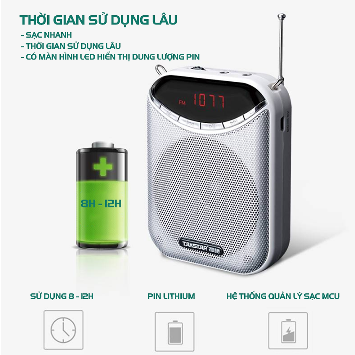 Máy trợ giảng Takstar E190M - Hàng chính hãng