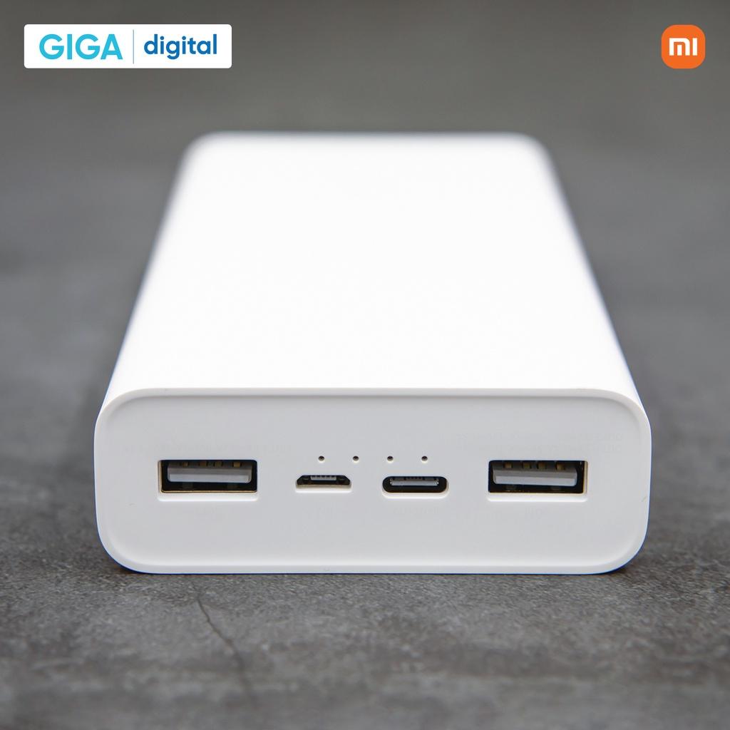 Sạc dự phòng Xiaomi 20000mAh Gen3 Xiaomi sạc nhanh 18W  hàng nhập khẩu