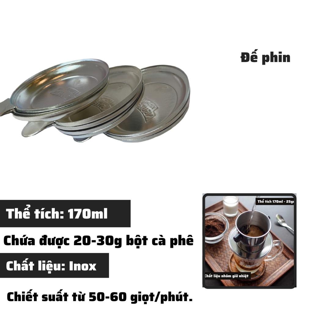 Phin pha cà phê Inox cao cấp cafe rang xay phin nhôm trung nguyên giữ nguyên hương vị đậm đà phin Việt Nam