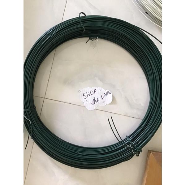 Dây Thép Bọc Nhựa màu xanh 2,5 li