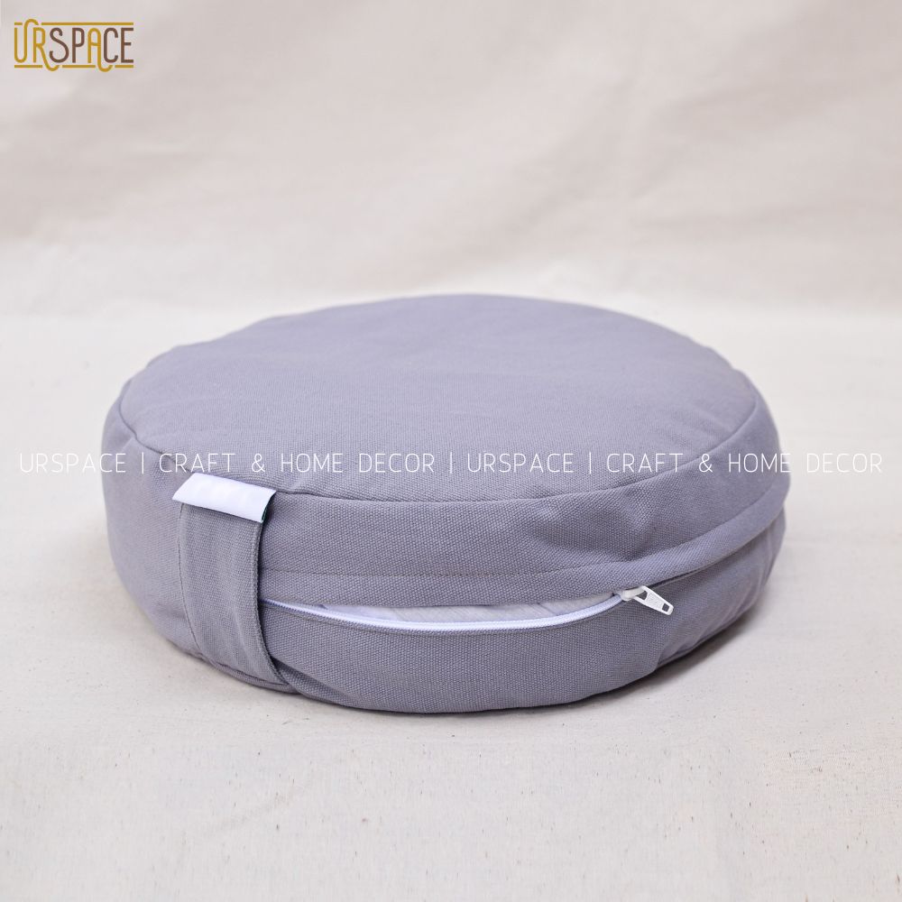 Bồ đoàn vỏ đậu xanh URSPACE ngồi thiền, ngồi đa năng hình tròn cao cấp / Meditation Cushion