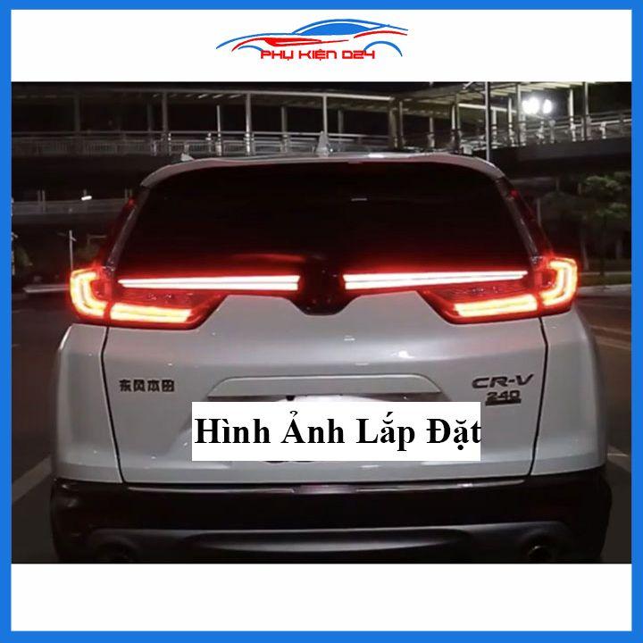 Ốp tay cốp sau có đèn led CRV 2018-2019-2020-2021 ánh sáng đỏ trang trí xe