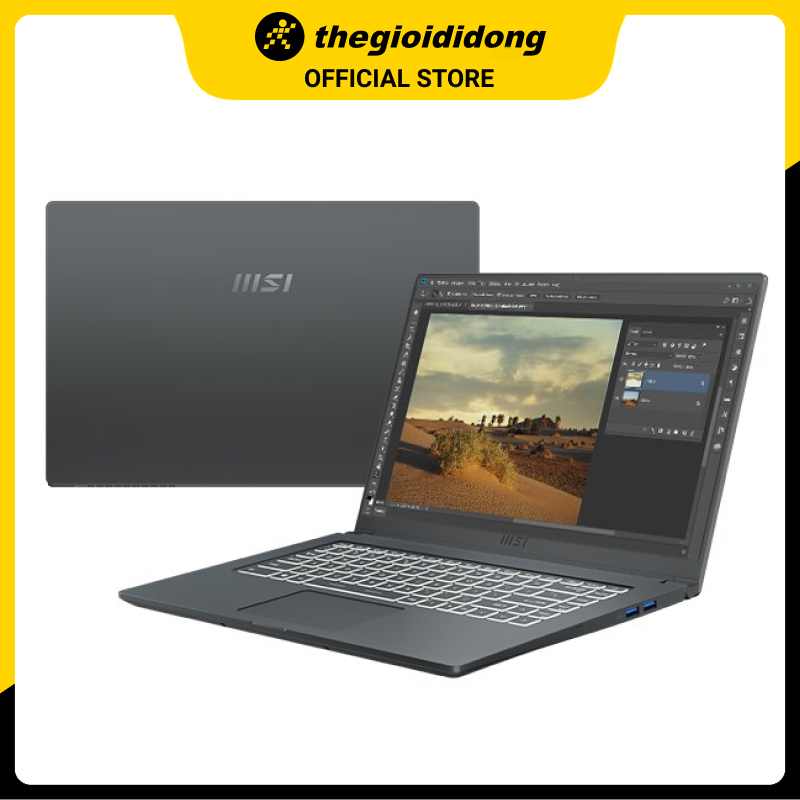 Laptop MSI Modern 15 A5M R5 5500U/8GB/512GB/15.6&quot;F/Túi/Chuột/Win11/(236VN)/Xám - Hàng chính hãng