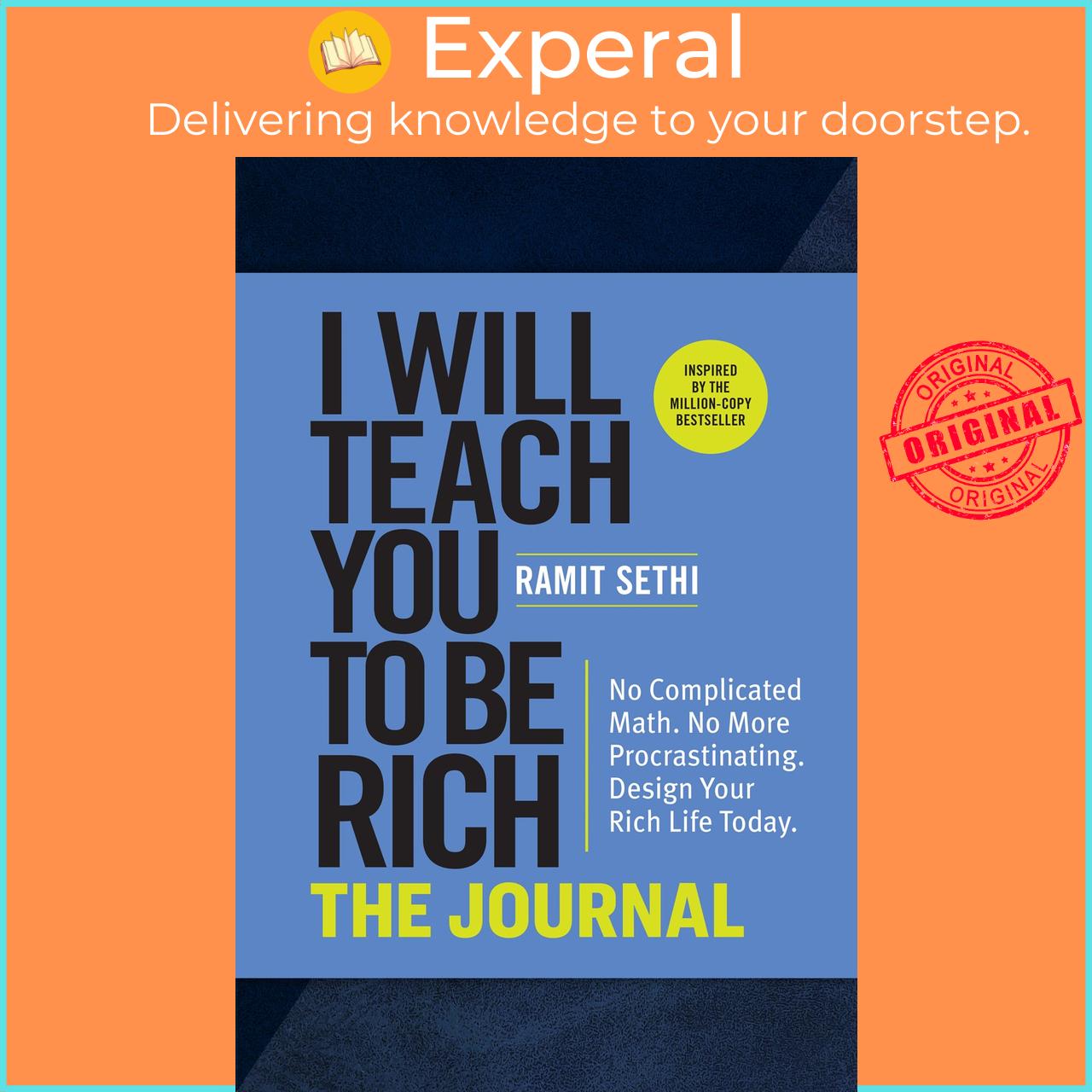 Sách - I Will Teach You To Be Rich The Journal No Complicated Math. No More Pr By Ramit Sethi Us Edition, Paperback