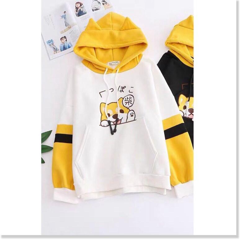 ÁO KHOÁC HOODIES,FROM RỘNG Y HÌNH,CHẤT LIỆU VÃI THOÁNG MÁT,THIẾT KẾ HỌA TIẾT XINH XẮN HQ FASHION 88