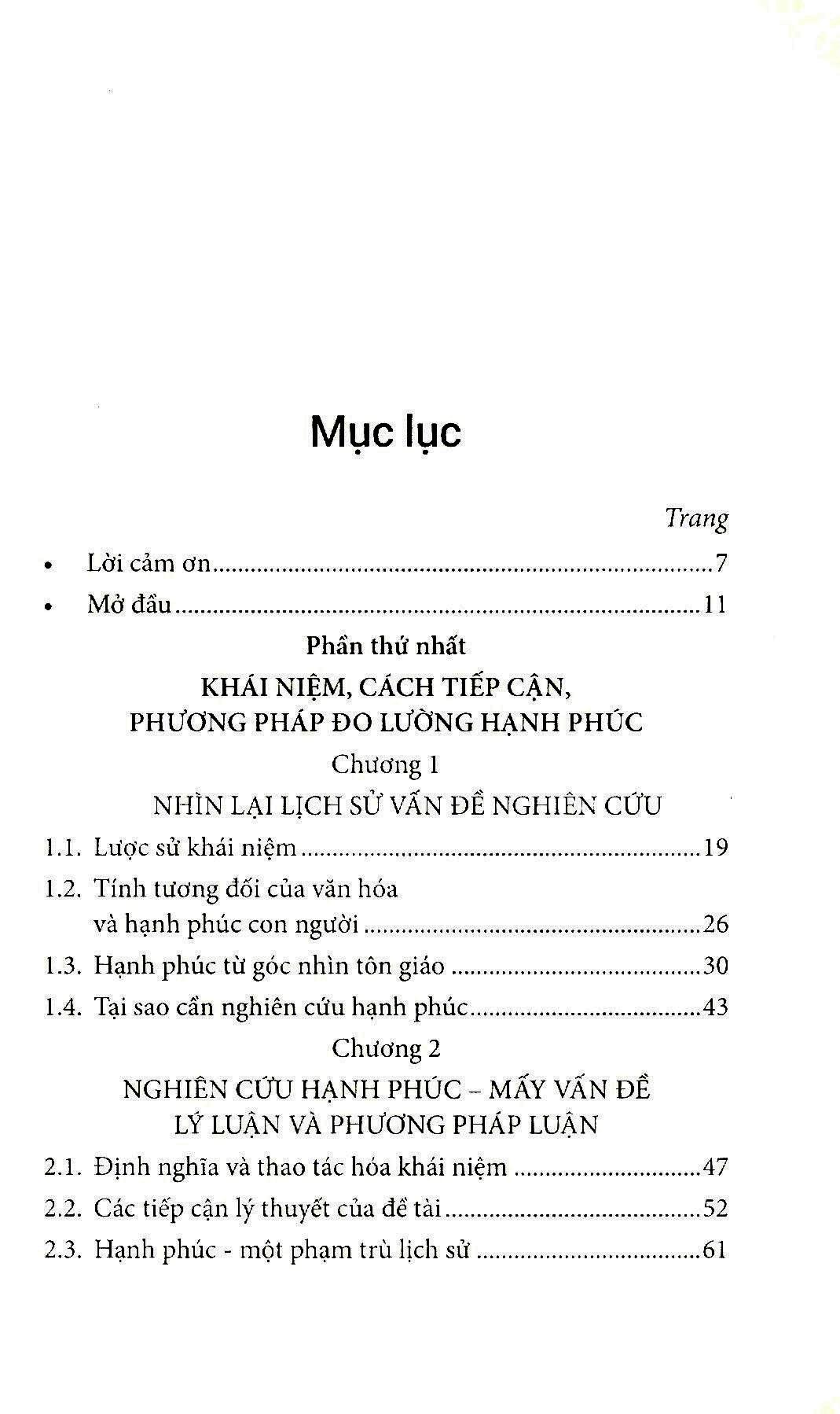 Sách Hạnh Phúc Của Người Việt Nam Khái Niệm, Cách Tiếp Cận &amp; Chỉ Số Đánh Giá