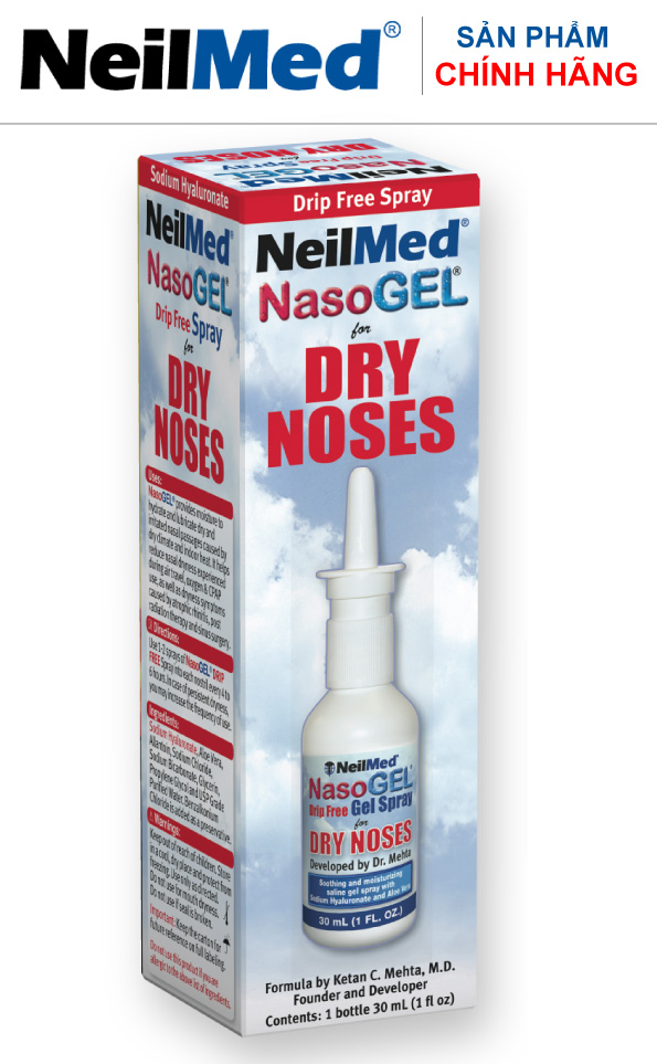 Combo Nasal WinterCare: Bộ Xịt Rửa Vệ Sinh và Làm Dịu Ẩm Mũi Xoang Mùa Đông NeilMed Spray & Moisture - SX Mỹ